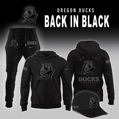 Oregon Ducks Back in Black Limited Edition Hoodie | SF13