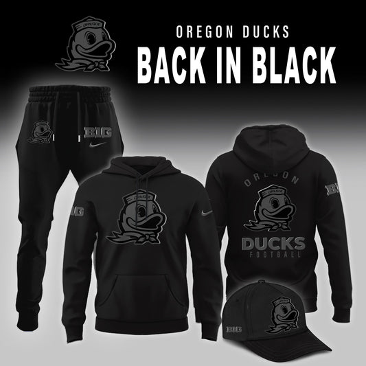 Oregon Ducks Back in Black Limited Edition Hoodie | SF13
