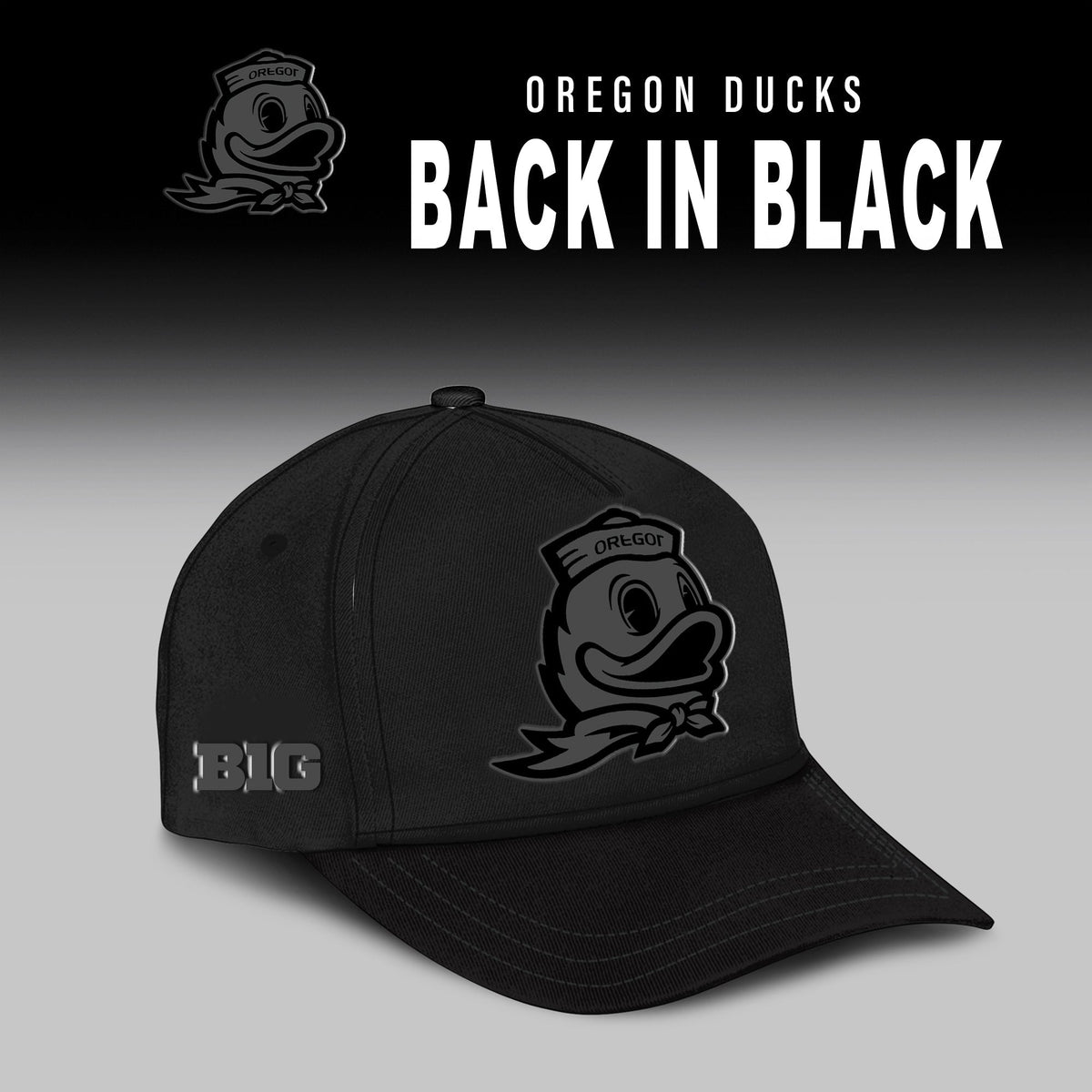 Oregon Ducks Back in Black Limited Edition T-Shirt | OQ38
