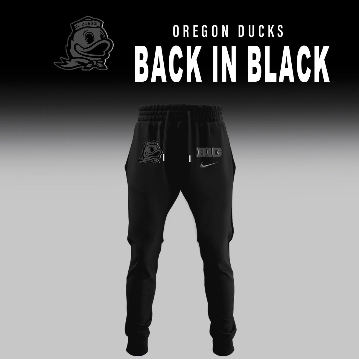 Oregon Ducks Back in Black Limited Edition Hoodie | SF13