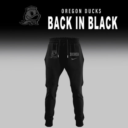 Oregon Ducks Back in Black Limited Edition T-Shirt | OQ38