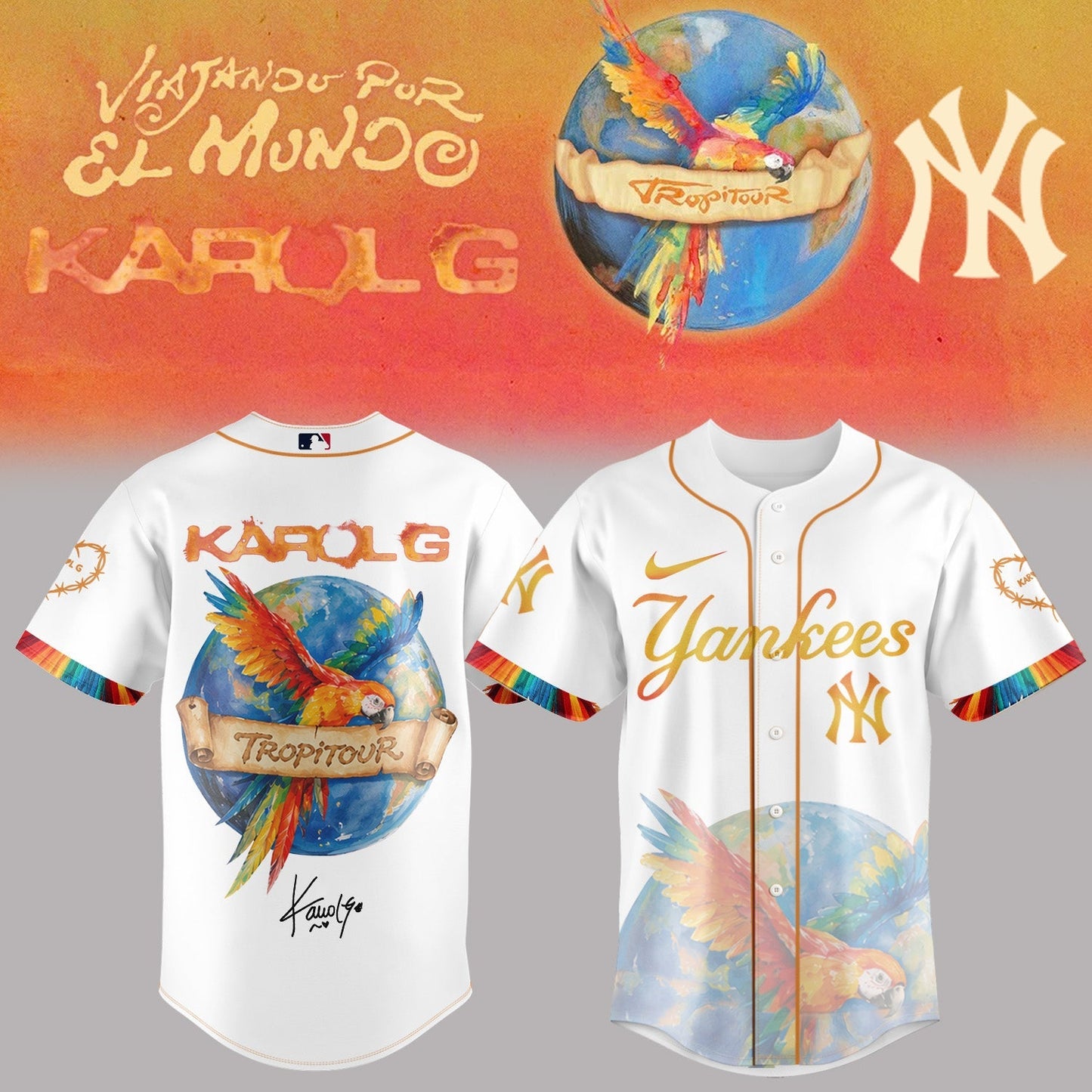 Karol G "Viajando Por El Mundo Tropi tour" Signature Limited Edition Jersey 1 | RA51