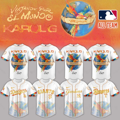 Karol G "Viajando Por El Mundo Tropi tour" Signature Limited Edition Jersey 1 | RA51