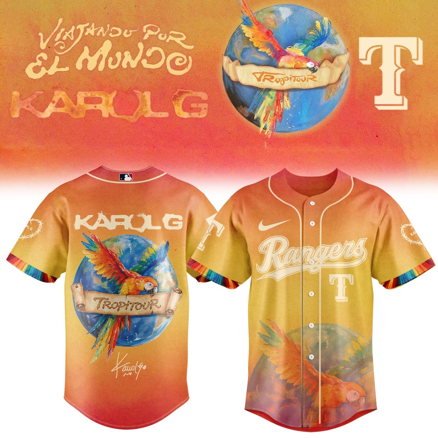 Karol G "Viajando Por El Mundo Tropi tour" Signature Limited Edition Jersey 2 | YP98