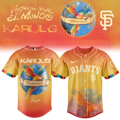 Karol G "Viajando Por El Mundo Tropi tour" Signature Limited Edition Jersey 2 | YP98