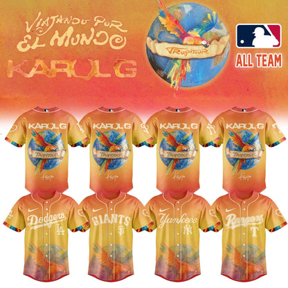 Karol G "Viajando Por El Mundo Tropi tour" Signature Limited Edition Jersey 2 | YP98
