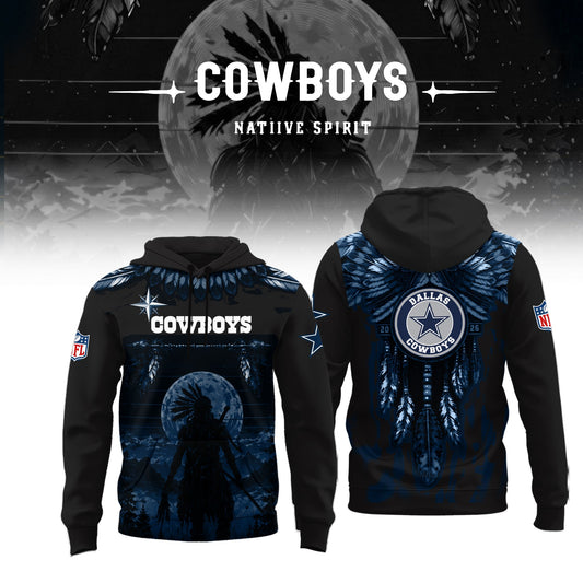 Limited Editon Dallas Cowboys Native Spirit Heritage 2026 Hoodie