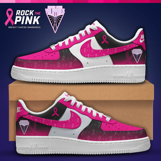 Valkyries WNBA x ROCK THE PINK Edition Nike Air Force 1 Low Custom For Fans