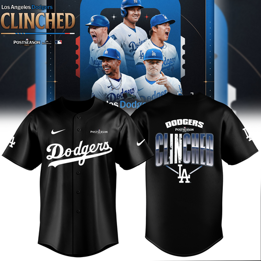Limited Edition Los Angeles Dodgers Clinched Postseason 2026 Baseball Jersey | TX61