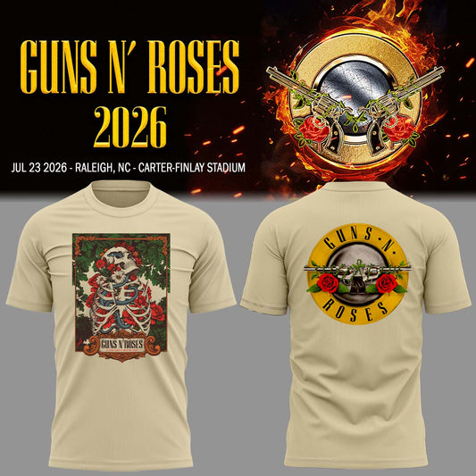 Limited Edition Guns N' Roses Tour 2026 TShirt | GC64