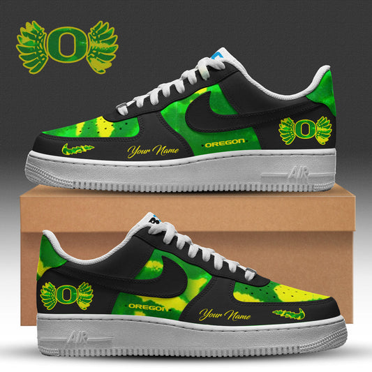 Oregon Ducks Football x GDucks AF1 Shoes Limited Editions | SI19