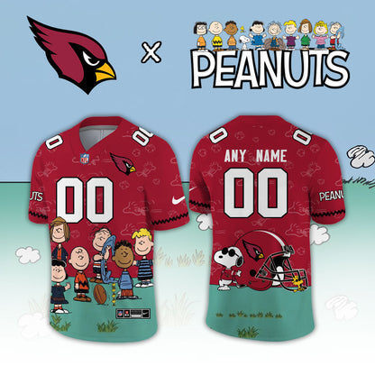 Limited Edition Arizona Cardinals x Peanuts Snoopy 2026 Football Jersey