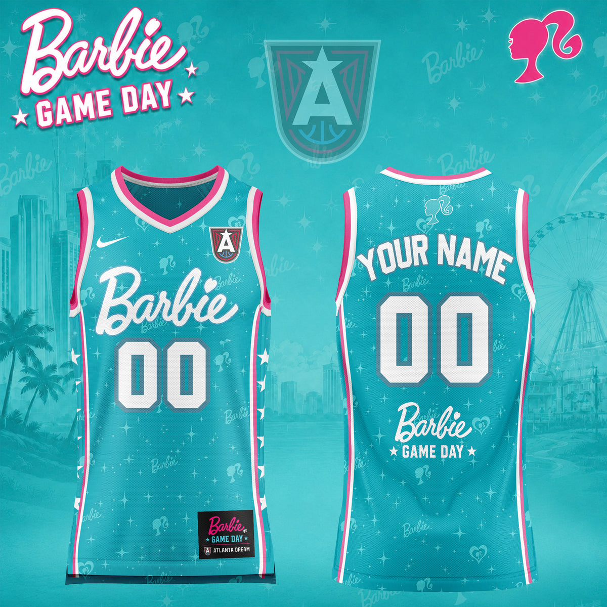 Dream 2026 WNBA x Barbie Game Day Jersey Limited Edition Blue