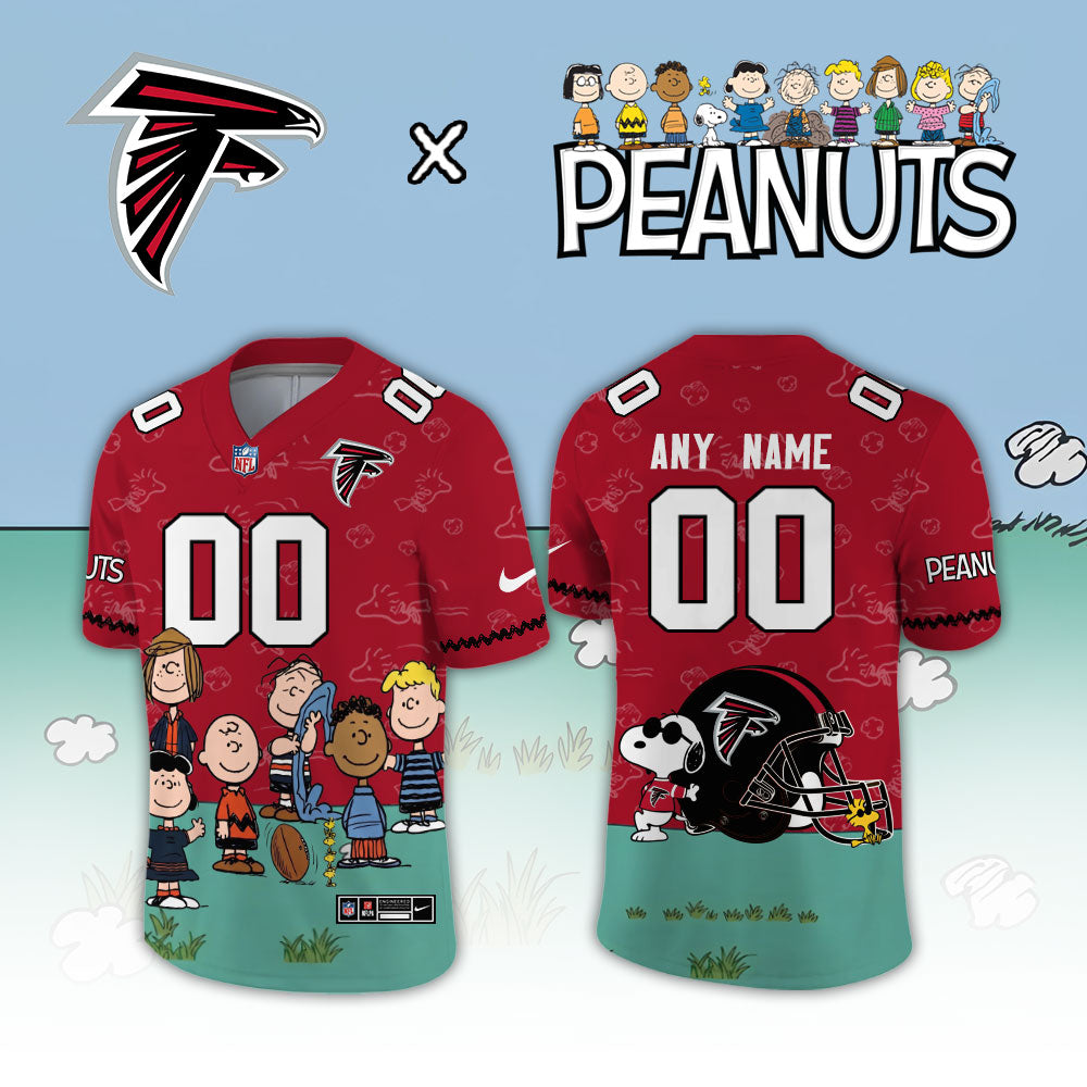 Limited Edition Atlanta Falcons x Peanuts Snoopy 2026 Football Jersey