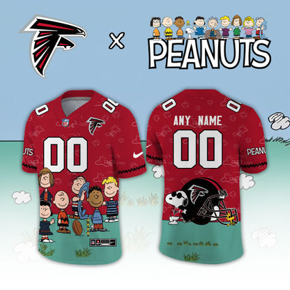Limited Edition Atlanta Falcons x Peanuts Snoopy 2026 Football Jersey