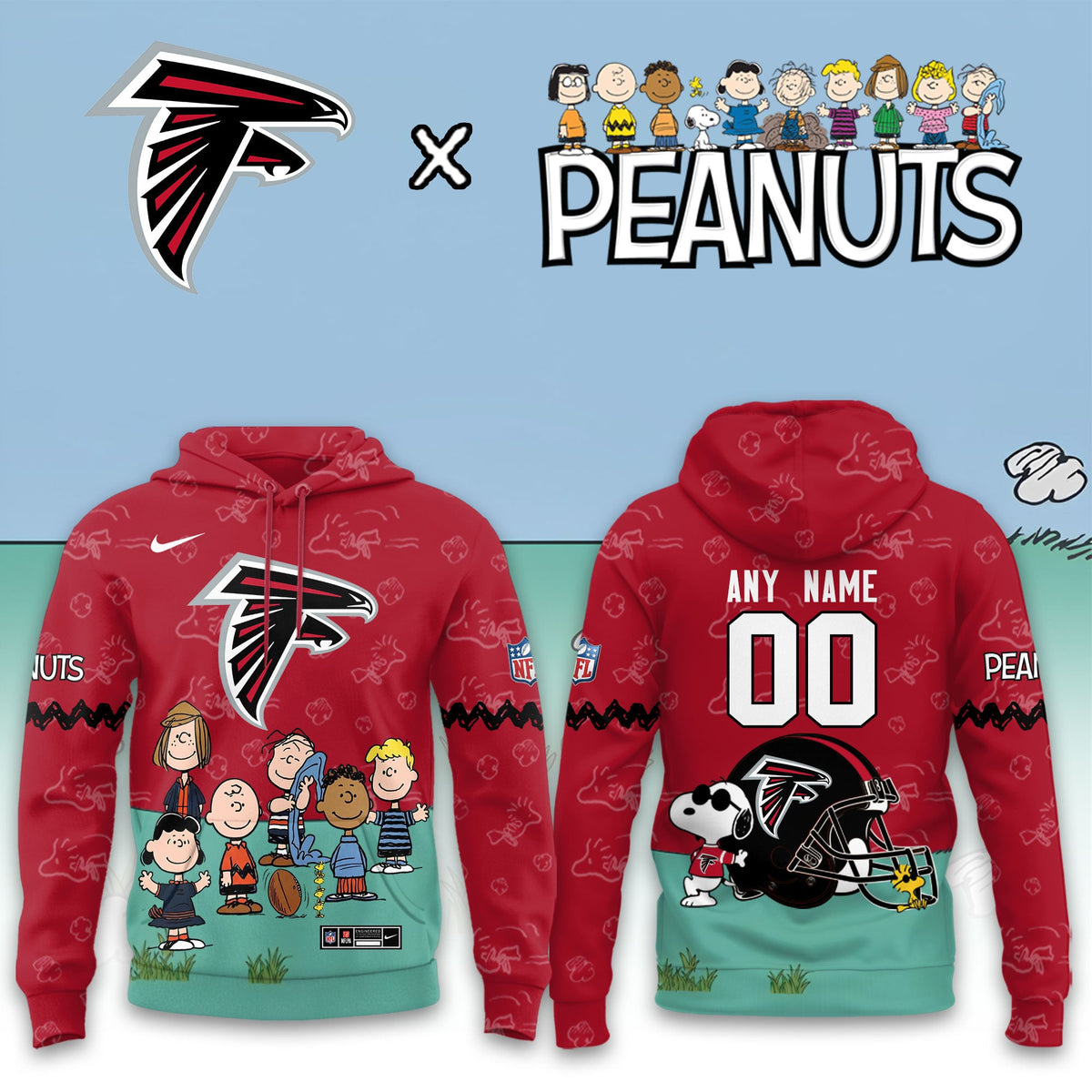 Atlanta Falcons x Peanuts Snoopy 2026 Special Edition Hoodie