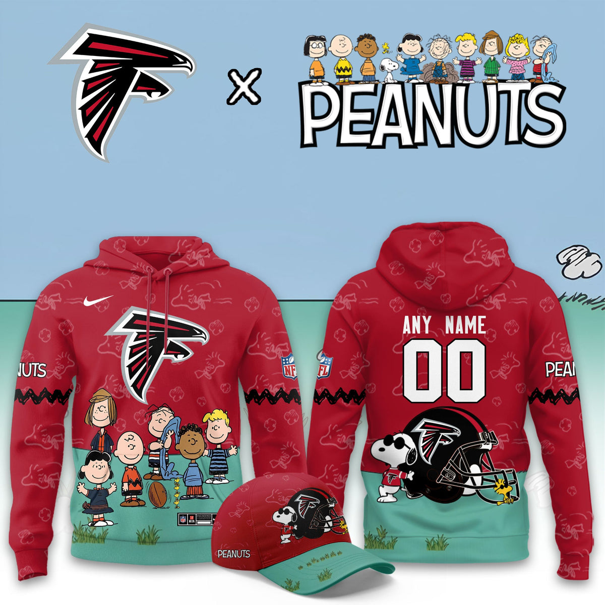 Atlanta Falcons x Peanuts Snoopy 2026 Special Edition Hoodie
