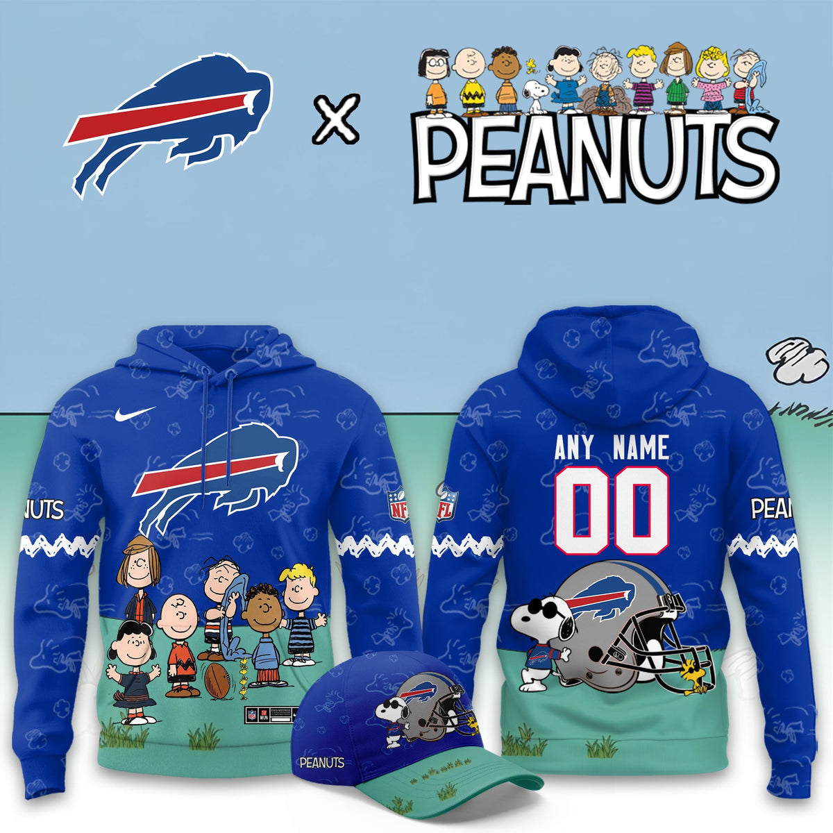 Buffalo Bills x Peanuts Snoopy 2026 Special Edition Hoodie
