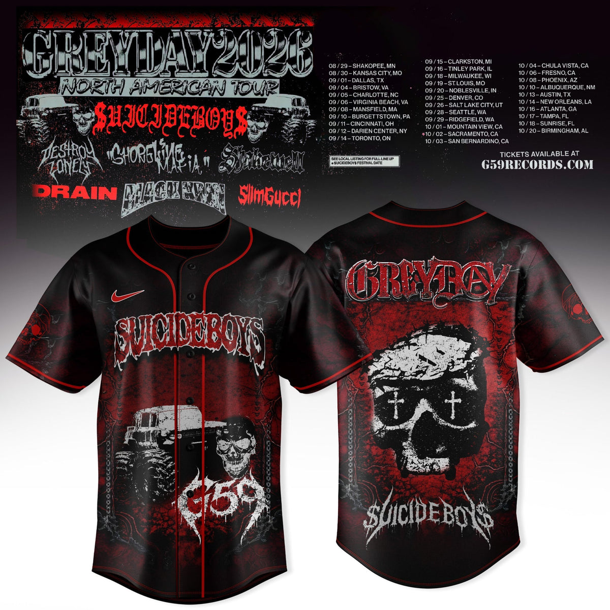 Greyday 2026 - North American Tour Jersey | AF15