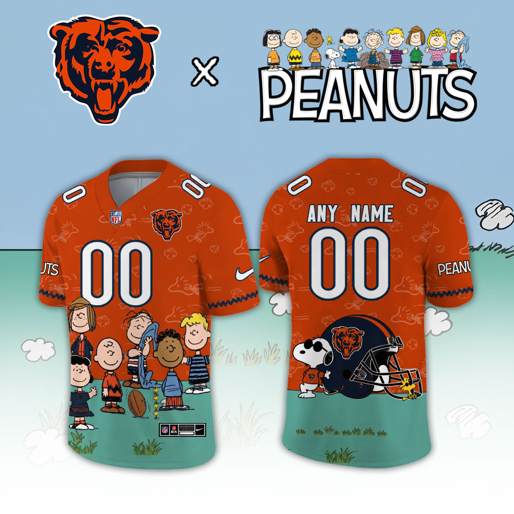 Limited Edition Chicago Bears x Peanuts Snoopy 2026 Football Jersey