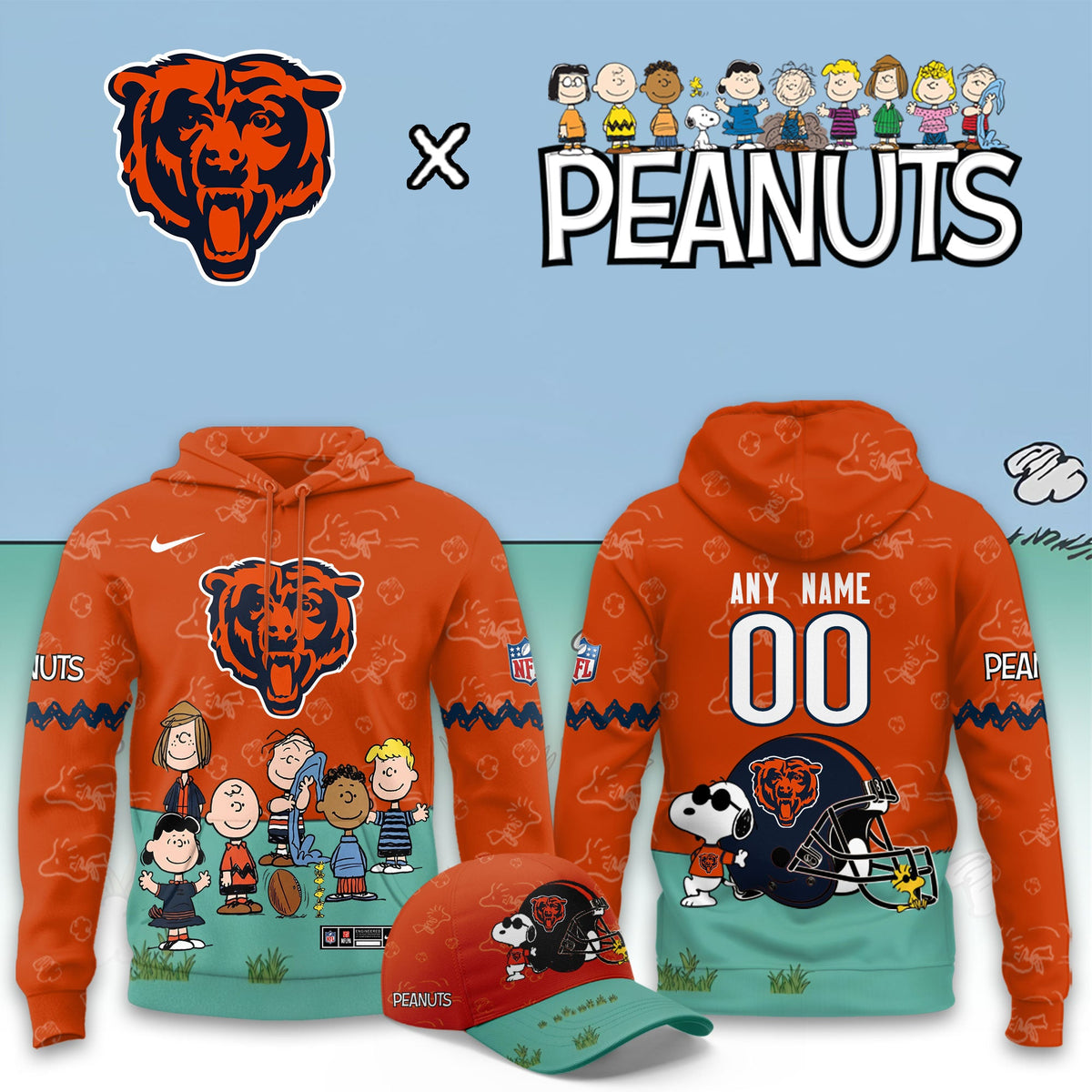 Chicago Bears x Peanuts Snoopy 2026 Special Edition Custom Hoodie