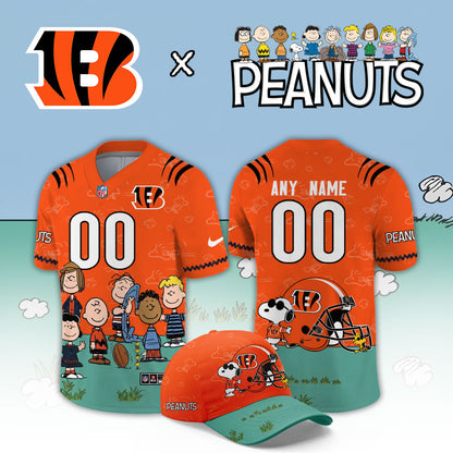 Limited Edition Cincinnati Bengals x Peanuts Snoopy 2026 Football Jersey