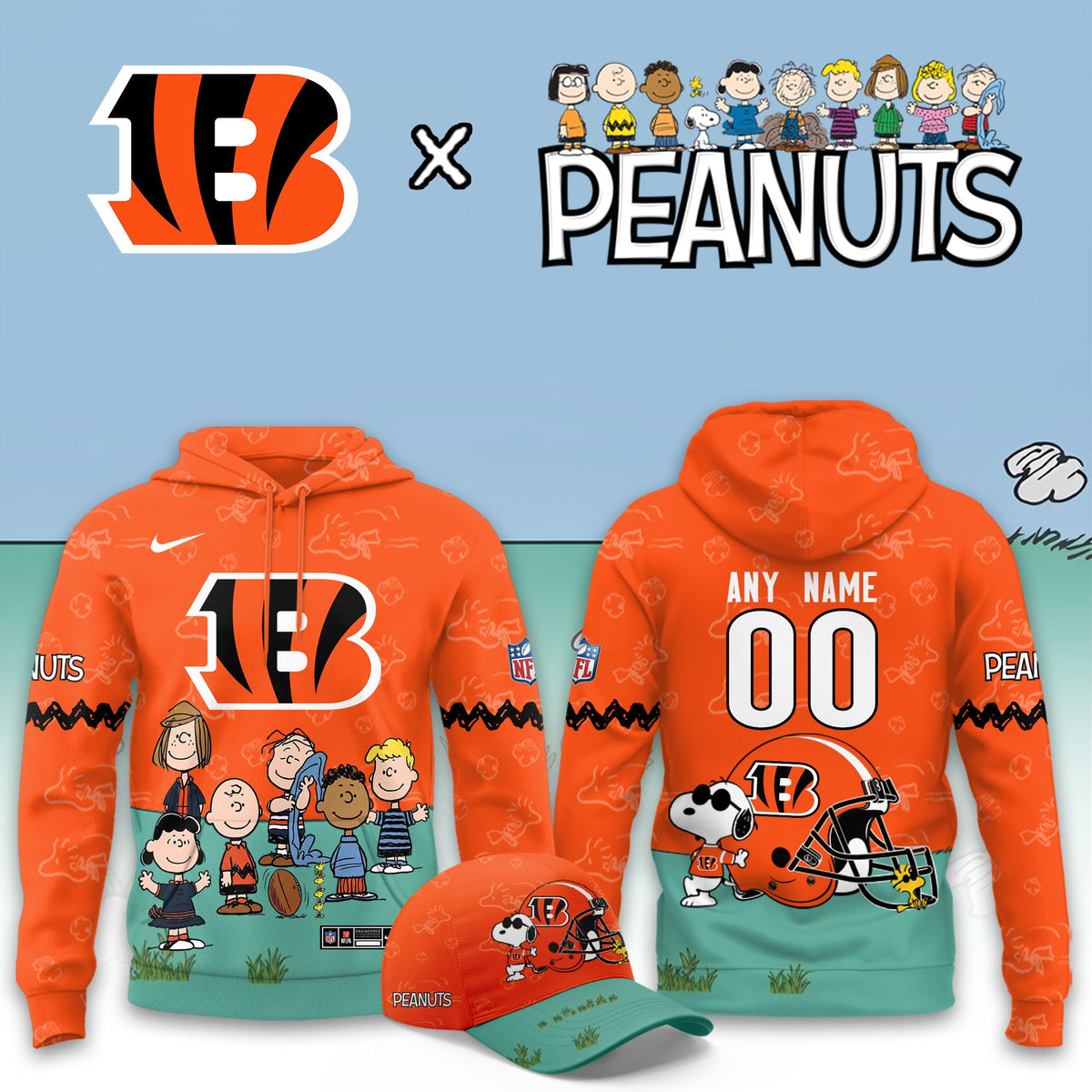 Cincinnati Bengals x Peanuts Snoopy 2026 Special Edition Custom Hoodie