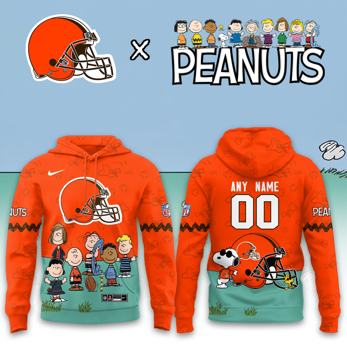 Cleveland Browns x Peanuts Snoopy 2026 Special Edition Custom Hoodie