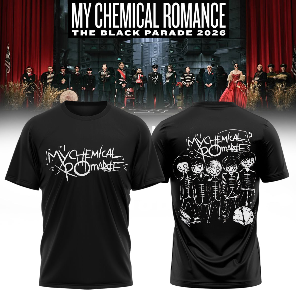 My Chemical Romance Limited Edition Signature shirt | QQ11