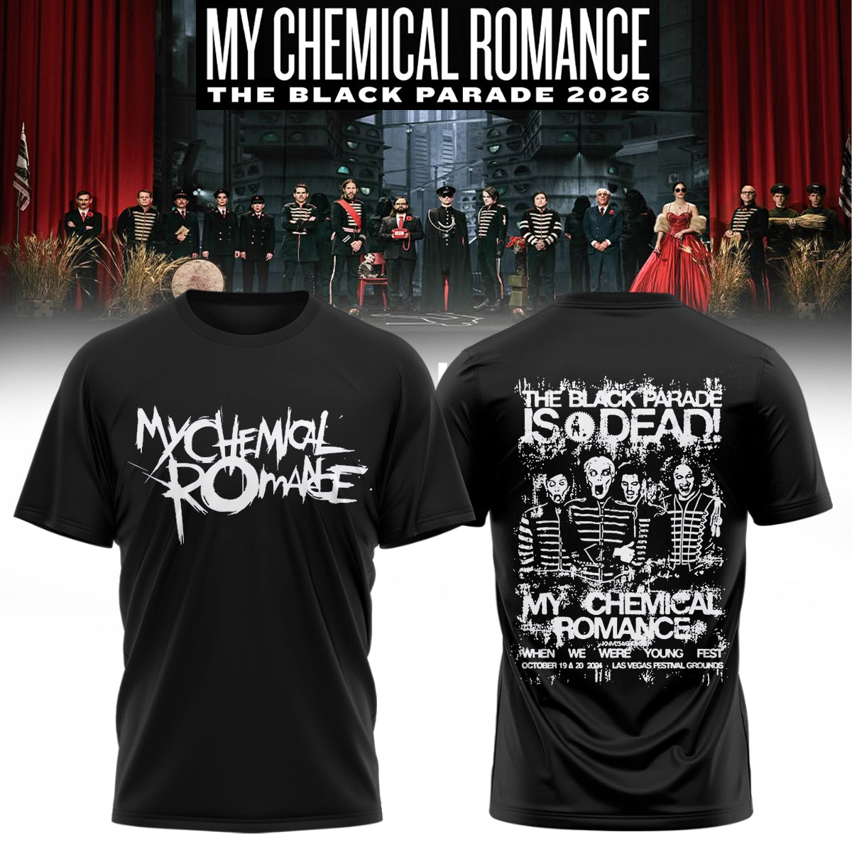 My Chemical Romance Limited Edition Signature shirt | BK50