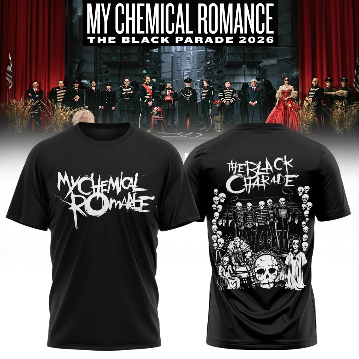 My Chemical Romance Limited Edition Signature shirt | JB21