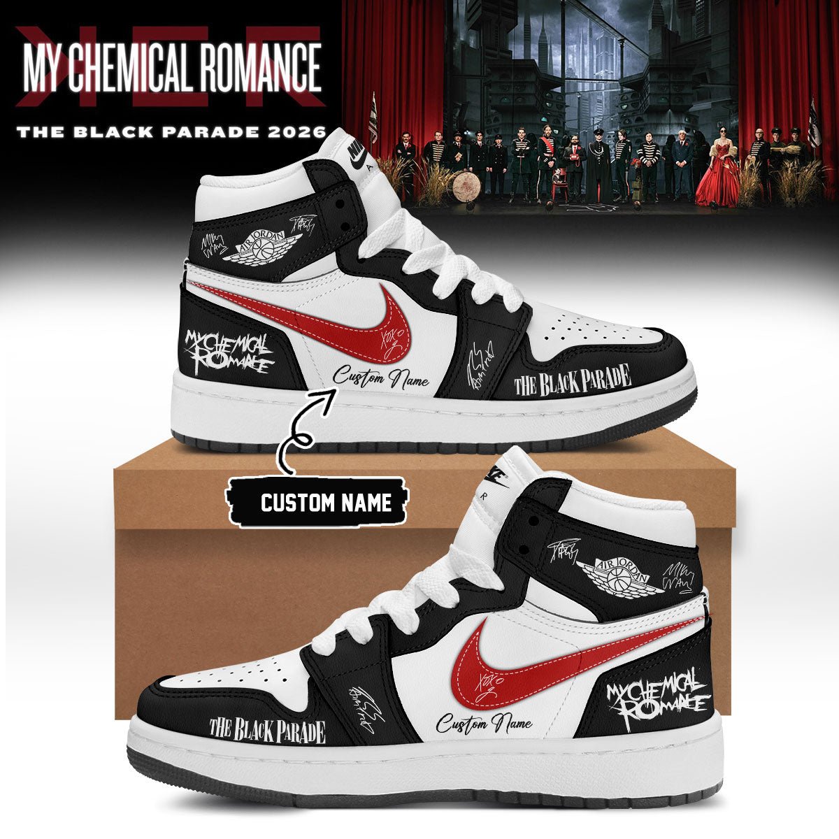 My Chemical Romance Limited Edition Signature Shoes | GQ40