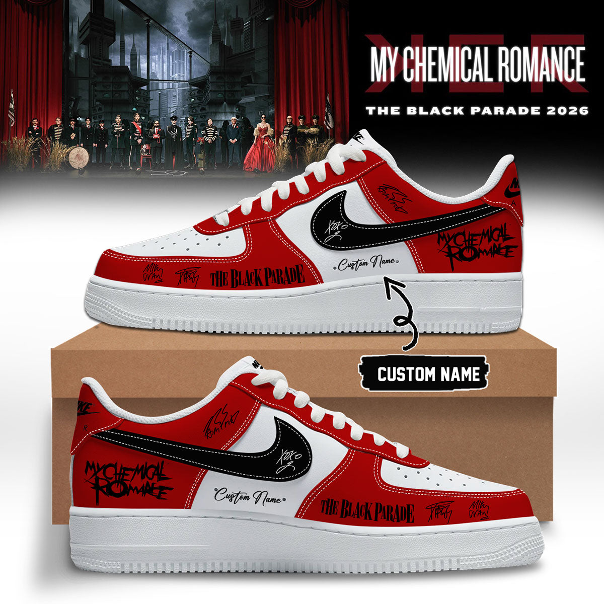 My Chemical Romance Limited Edition Signature Shoes | CL75
