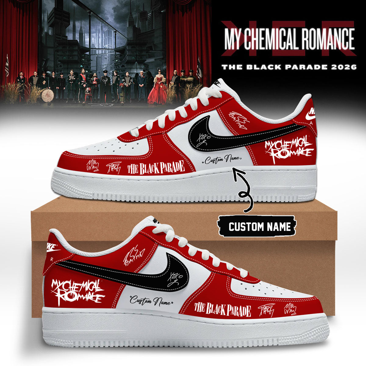 My Chemical Romance Limited Edition Signature Shoes | PZ87