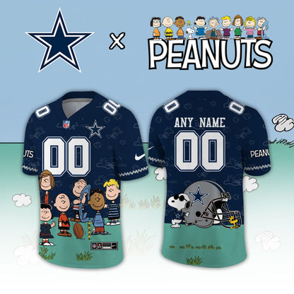 Limited Edition Dallas Cowboys x Peanuts Snoopy 2026 Football Jersey