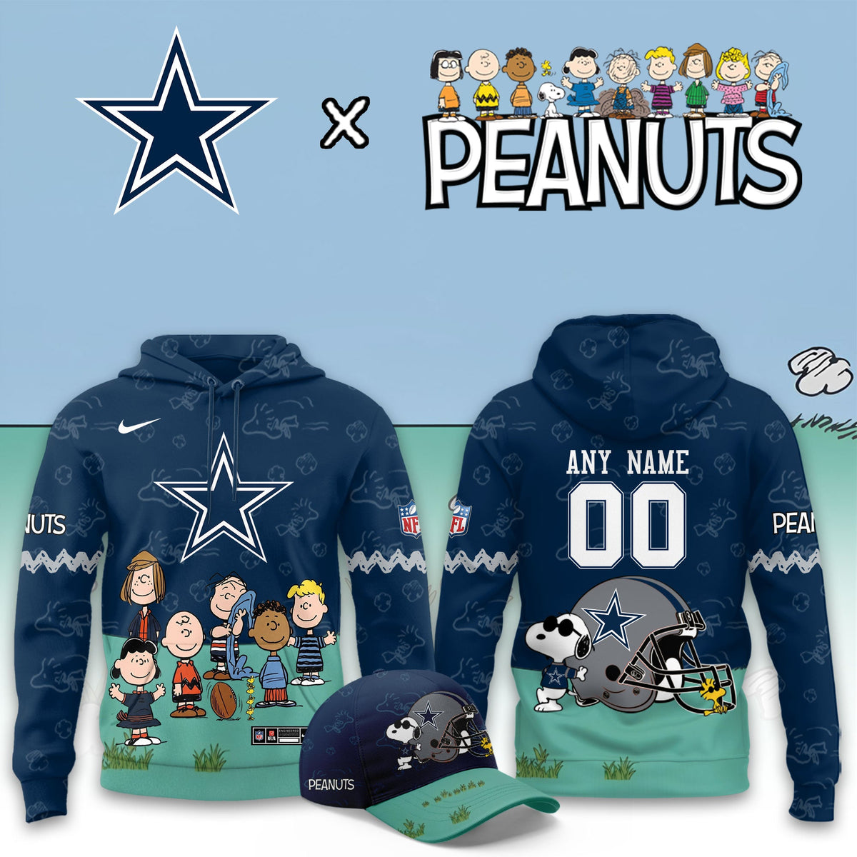 Dallas Cowboys x Peanuts Snoopy 2026 Special Edition Custom Hoodie