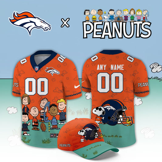 Limited Edition Denver Broncos x Peanuts Snoopy  2026 Football Jersey