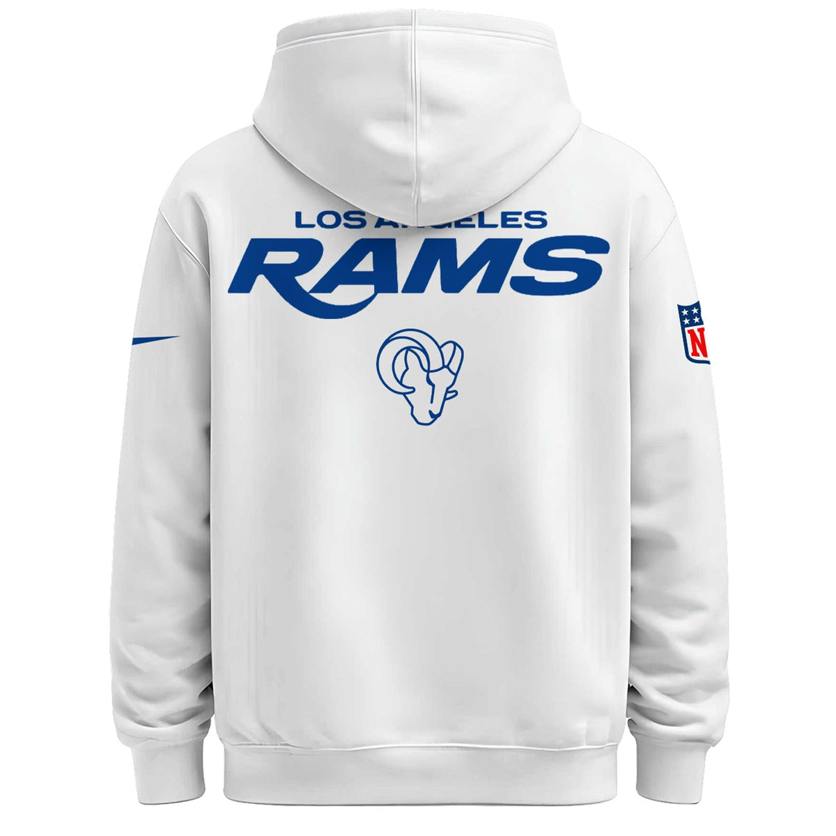 LAR Rams Classic Sol White Hoodie | MN72