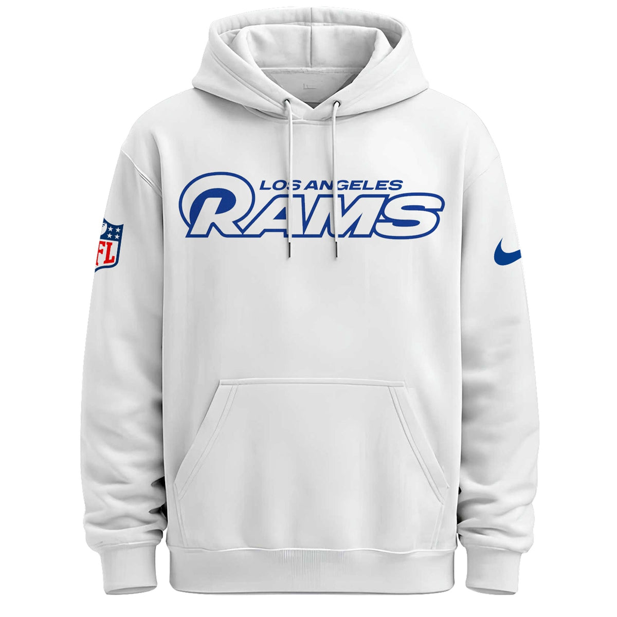 LAR Rams Classic Sol White Hoodie | MN72