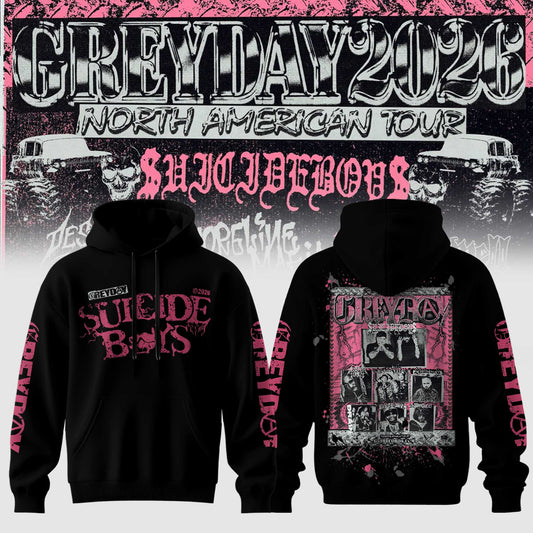 $uicideboy$ Greyday 2026 - North American Tour Hoodie | FL84