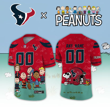 Limited Edition Houston Texans x Peanuts Snoopy 2026 Football Jersey