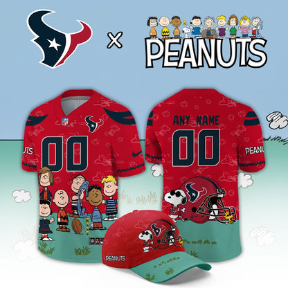 Limited Edition Houston Texans x Peanuts Snoopy 2026 Football Jersey