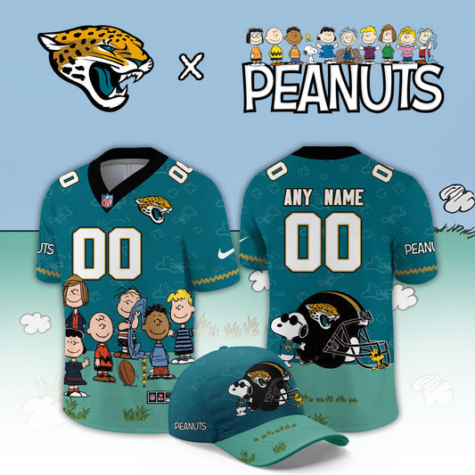 Limited Edition Jacksonville Jaguars x Peanuts Snoopy 2026 Football Jersey