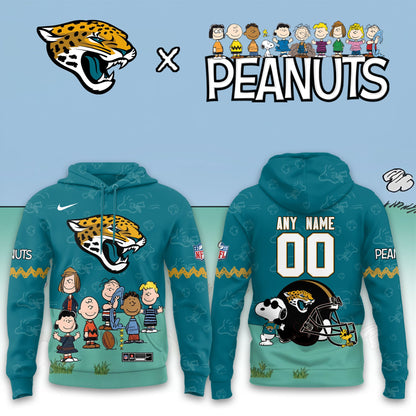 Jacksonville Jaguars x Peanuts Snoopy 2026 Special Edition Custom Hoodie