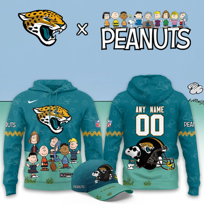 Jacksonville Jaguars x Peanuts Snoopy 2026 Special Edition Custom Hoodie