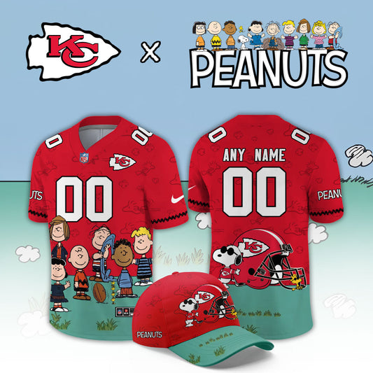 Limited Edition Kansas City Chiefs x Peanuts Snoopy 2026 Football Jersey