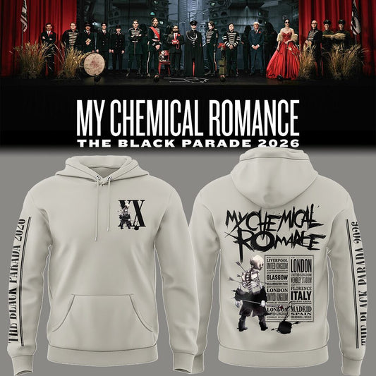 Limited Edition MCR Long Live The Black Parade Tour 2026 Hoodie | PI76
