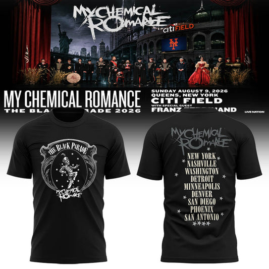 Limited Edition MCR Long Live The Black Parade Tour US 2026 Tshirt | CJ59