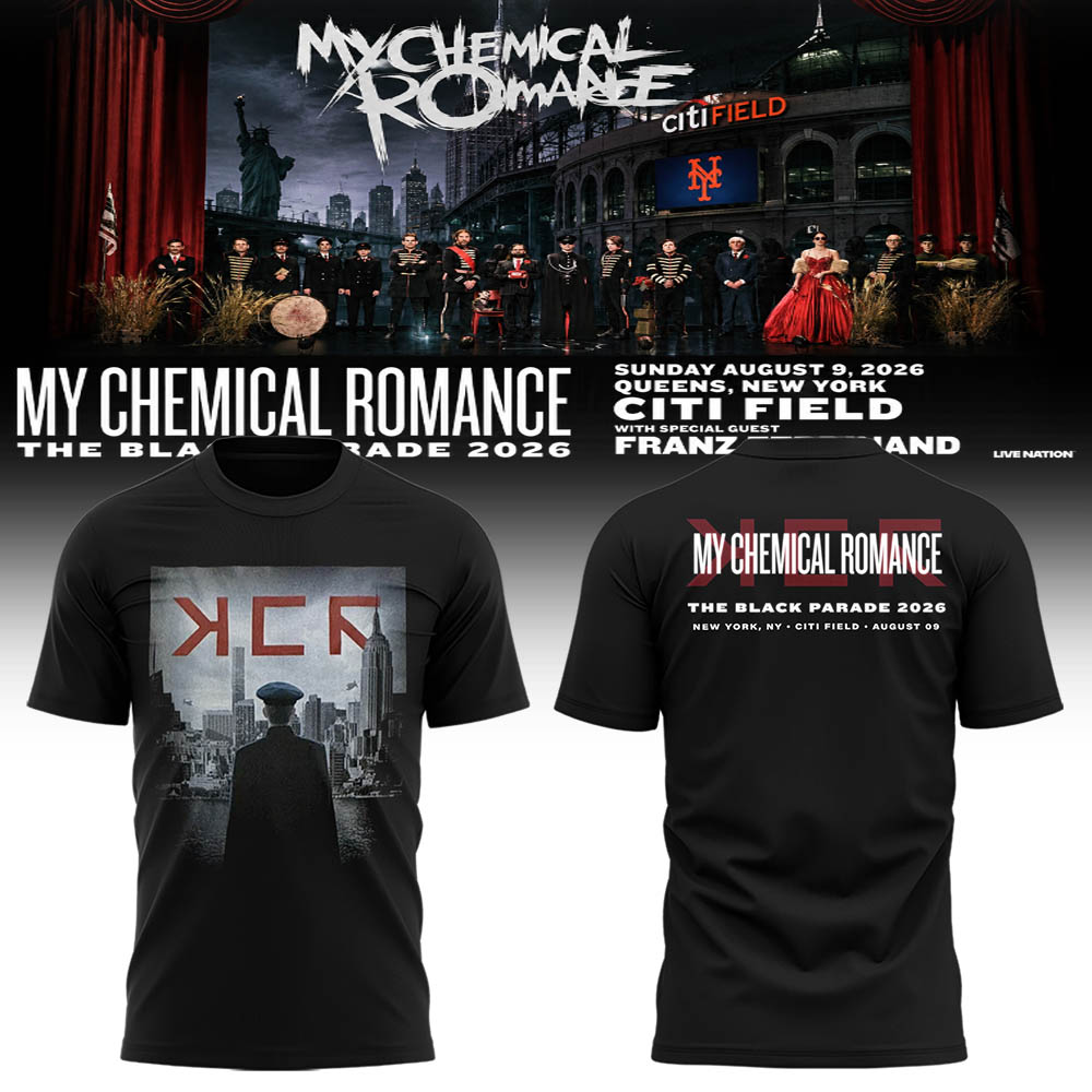 Limited Edition MCR Long Live The Black Parade Tour US 2026 Tshirt | KL86