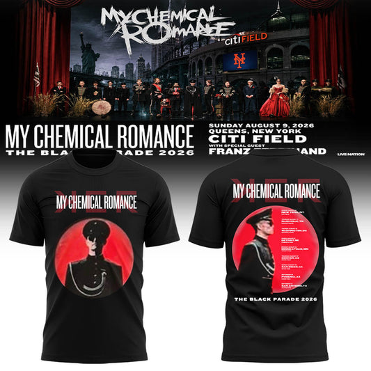 Limited Edition MCR Long Live The Black Parade Tour US 2026 Tshirt | CB62